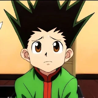 😢 emoji HxH @anime_sticks Telegram sticker 5 of 20
