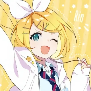 🈚 emoji (⭐️) 𝙎𝙚𝙠𝙖𝙞 𝙍𝙞𝙣 ʚ࣭ɞ   ֜֜ Telegram sticker 9 of 45