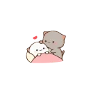 😙 emoji Mochi-Mochi Peach Cat by @rbeit Telegram sticker 23 of 50