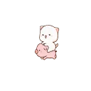 Sticker from Mochi-Mochi Peach Cat by @rbeit