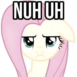 😐 emoji ꒰ Fluttershy ꒱ @plusikradom ! Telegram sticker 15 of 50
