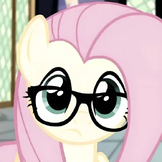 😒 emoji ꒰ Fluttershy ꒱ @plusikradom ! Telegram sticker 13 of 50