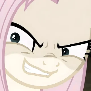 😡 emoji ꒰ Fluttershy ꒱ @plusikradom ! Telegram sticker 1 of 50