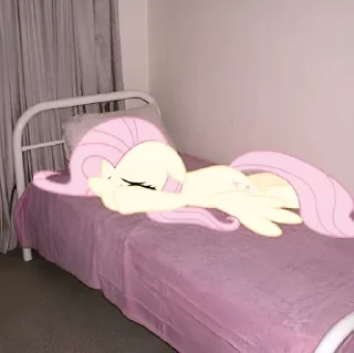 🛏 emoji ꒰ Fluttershy ꒱ @plusikradom ! Telegram sticker 23 of 50