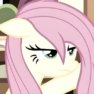 😡 emoji ꒰ Fluttershy ꒱ @plusikradom ! Telegram sticker 7 of 50