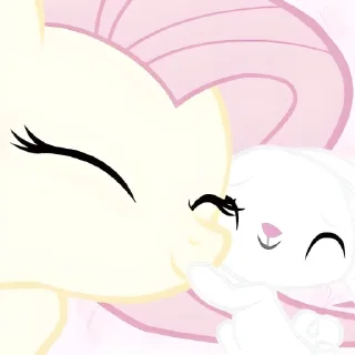 😊 emoji ꒰ Fluttershy ꒱ @plusikradom ! Telegram sticker 17 of 50
