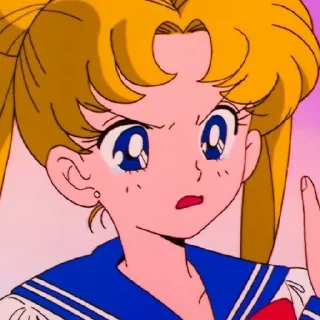 😡 emoji Сейлор Мун! Telegram sticker 9 of 57