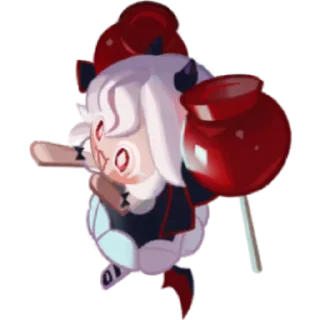 🍎 emoji Candy Apple Cookie! @cookierunstickersarchiev Telegram sticker 7 of 48