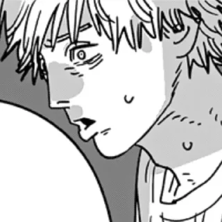😖 emoji Denji!! [ @chashkka ] Telegram sticker 18 of 22