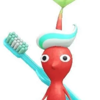 🪥 emoji pikmin!!! Telegram sticker 2 of 15