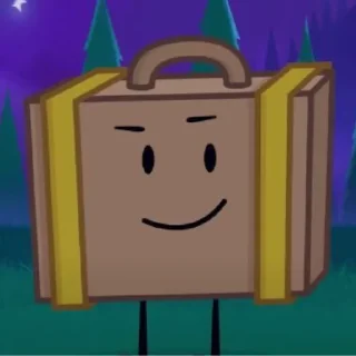 🧳 emoji Suitcase Inanimate Insanity Telegram sticker 11 of 35