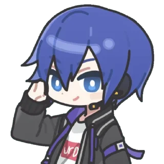 🫡 emoji KAITO | VOCALOID Telegram sticker 9 of 116