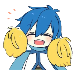 ☺️ emoji KAITO | VOCALOID Telegram sticker 11 of 116