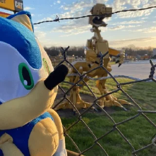 🦖 emoji Sonic Plush Telegram sticker 8 of 92