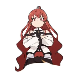 ☹️ emoji Eris Greyrat      || @three_hundred_bucksss Telegram sticker 23 of 42