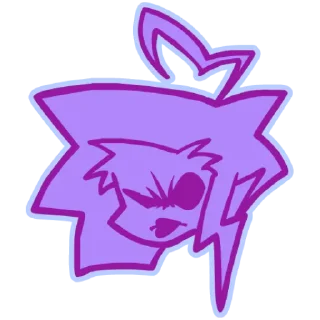 👿 emoji FNF Stickers Telegram sticker 12 of 18