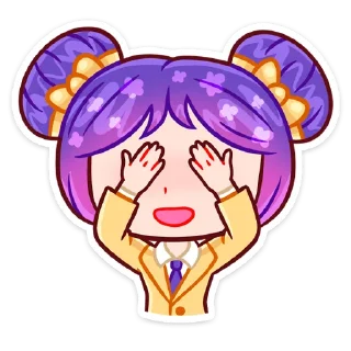 🫣 emoji Мелани (@TgSticker) Telegram sticker 12 of 48