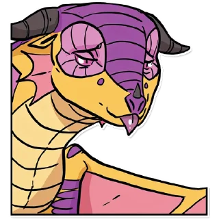 😝 emoji Wings of Fire: Derps & Faces Telegram sticker 21 of 66