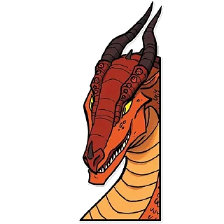 😈 emoji Wings of Fire: Derps & Faces Telegram sticker 5 of 66