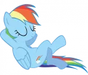 ☺️ emoji Rainbow Dash Telegram sticker 14 of 50
