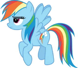 🤦‍♂️ emoji Rainbow | @MyLittlePony_bots Telegram sticker 11 of 120
