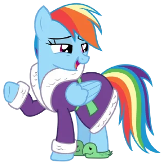 ✅ emoji Rainbow | @MyLittlePony_bots Telegram sticker 17 of 120
