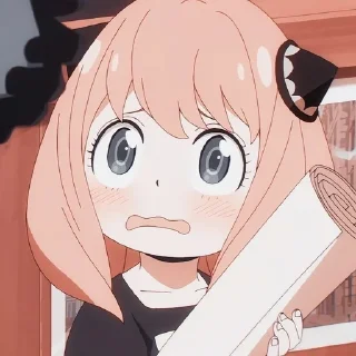 😟 emoji Anya Telegram sticker 20 of 120