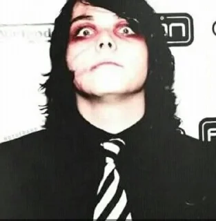 🌟 emoji >_< | |Gerard Way| | >_< @sash Telegram sticker 19 of 104