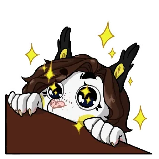 😍 emoji білочка Рісу Telegram sticker 17 of 63