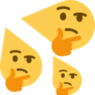 🤔 emoji Tyrions collection of shit Telegram sticker 22 of 119