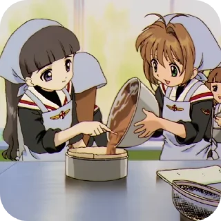 🎂 emoji ✩Sakura and Tomoyo✩ Telegram sticker 3 of 60