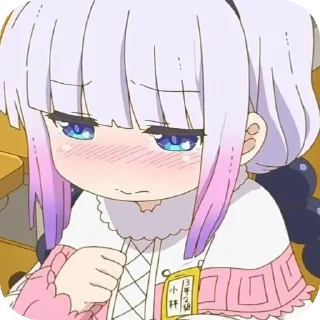 🐉 emoji ⋆☾⋆⁺₊дракон горничная Кобаяши ₊˚.⋆☾⋆ Telegram sticker 6 of 78