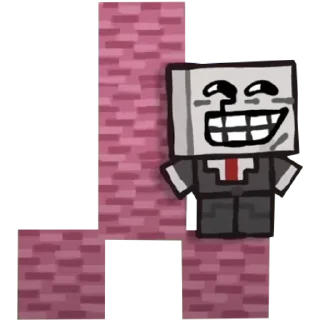 😆 emoji Minecraft Cas van de Pol Telegram sticker 14 of 61