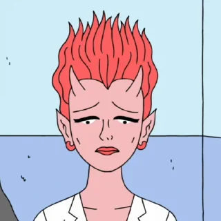 🙁 emoji Ugly Americans Telegram sticker 8 of 119