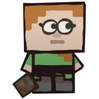 😐 emoji Minecraft Cas van de Pol Telegram sticker 12 of 61