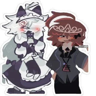 🫥 emoji Горнечные ♪───Ｏ（≧∇≦）Ｏ────♪ Telegram sticker 6 of 72