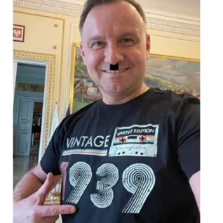 Sticker from Duda deutsch