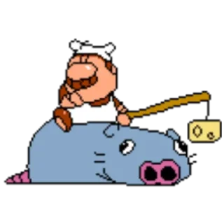 🤔 emoji | Gustavo and Brick | Telegram sticker 6 of 28