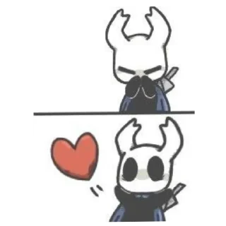 ❤ emoji Hollow knight Telegram sticker 24 of 50
