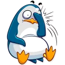 😩 emoji Mr. Penguin Telegram sticker 15 of 31