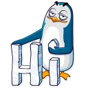 👋 emoji Mr. Penguin Telegram sticker 5 of 31