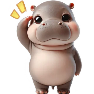 🫡 emoji Парный бегемотик 2 @Nyasticks2 Telegram sticker 5 of 42