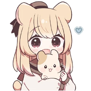 ❤️ emoji Хомячка 2 @Nyasticks Telegram sticker 5 of 41