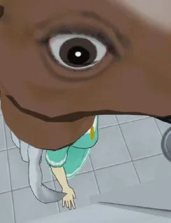 🌟 emoji Кім чен ін і кім лерка Telegram sticker 6 of 33