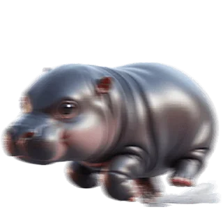 🏃‍♀ emoji Бегемотик 2 @Nyasticks Telegram sticker 4 of 43