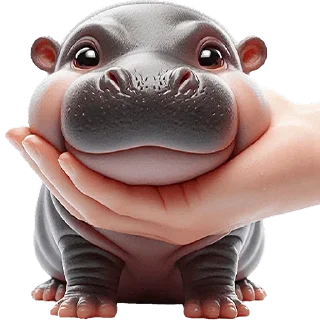☺️ emoji Бегемотик 2 @Nyasticks Telegram sticker 6 of 43