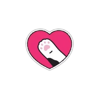 ❤️ emoji @GIFSTIKI (◕‿◕) Ⓒⓤⓣⓘⓔ Telegram sticker 6 of 120