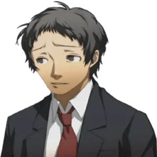 😔 emoji Adachi Telegram sticker 6 of 19