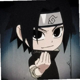 💜 emoji Sasuke Uchiha Telegram sticker 13 of 36