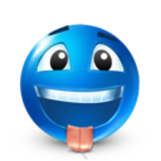 😏 emoji crazy goofy Telegram sticker 15 of 63